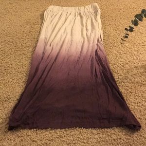 Ecote XS Purple Ombré Skirt